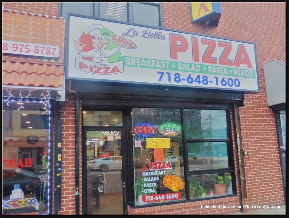 La Bella Pizza in Sheepshead Bay New Pizzeria in Brooklyn Local