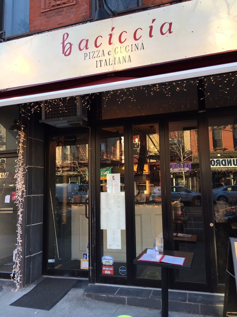 Baciccia Pizza E Cucina in Park Slope â€“ Italian Specialty Restaurant